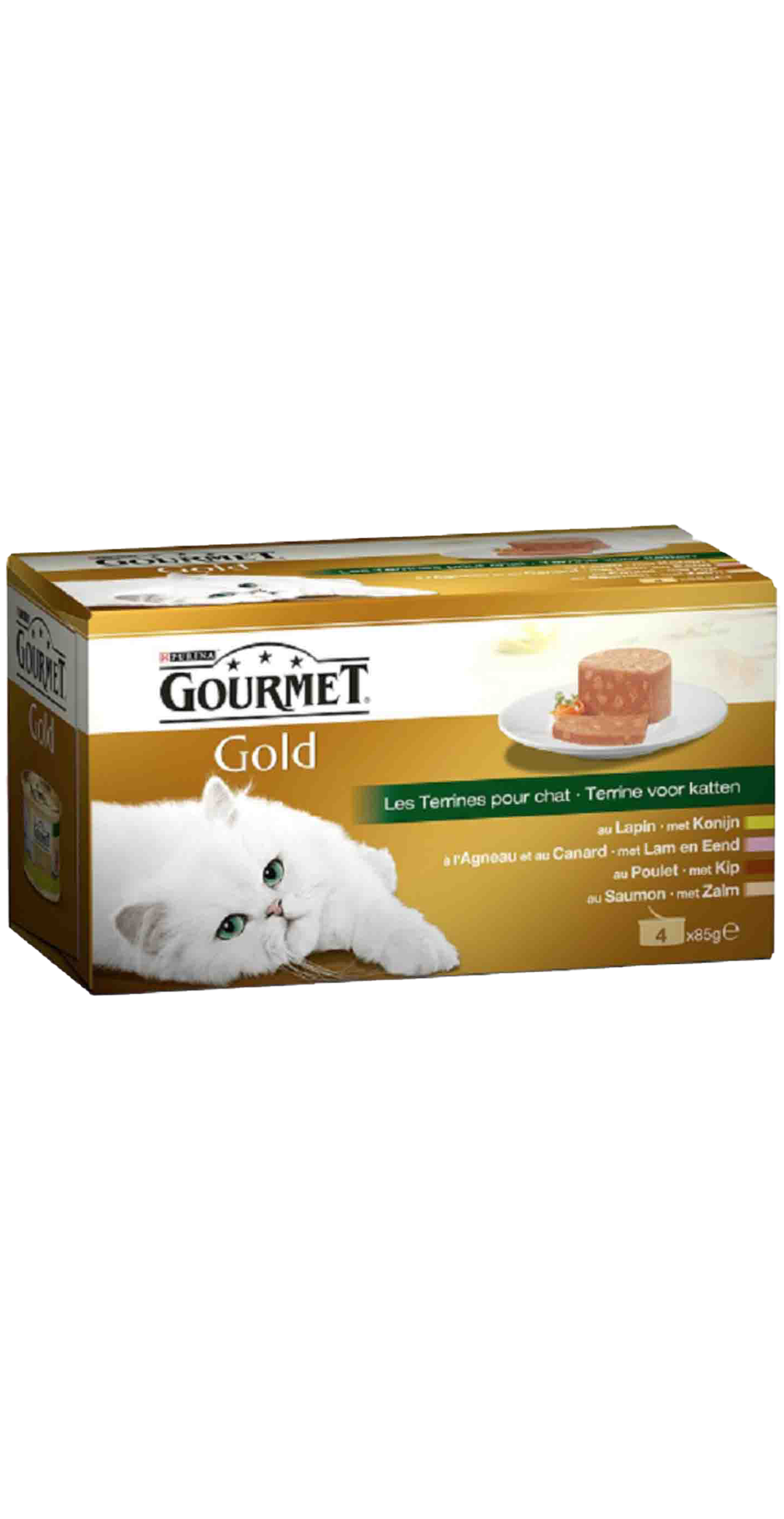 Purina Gourmet Gold Terrines 4x85g – Maison Animal